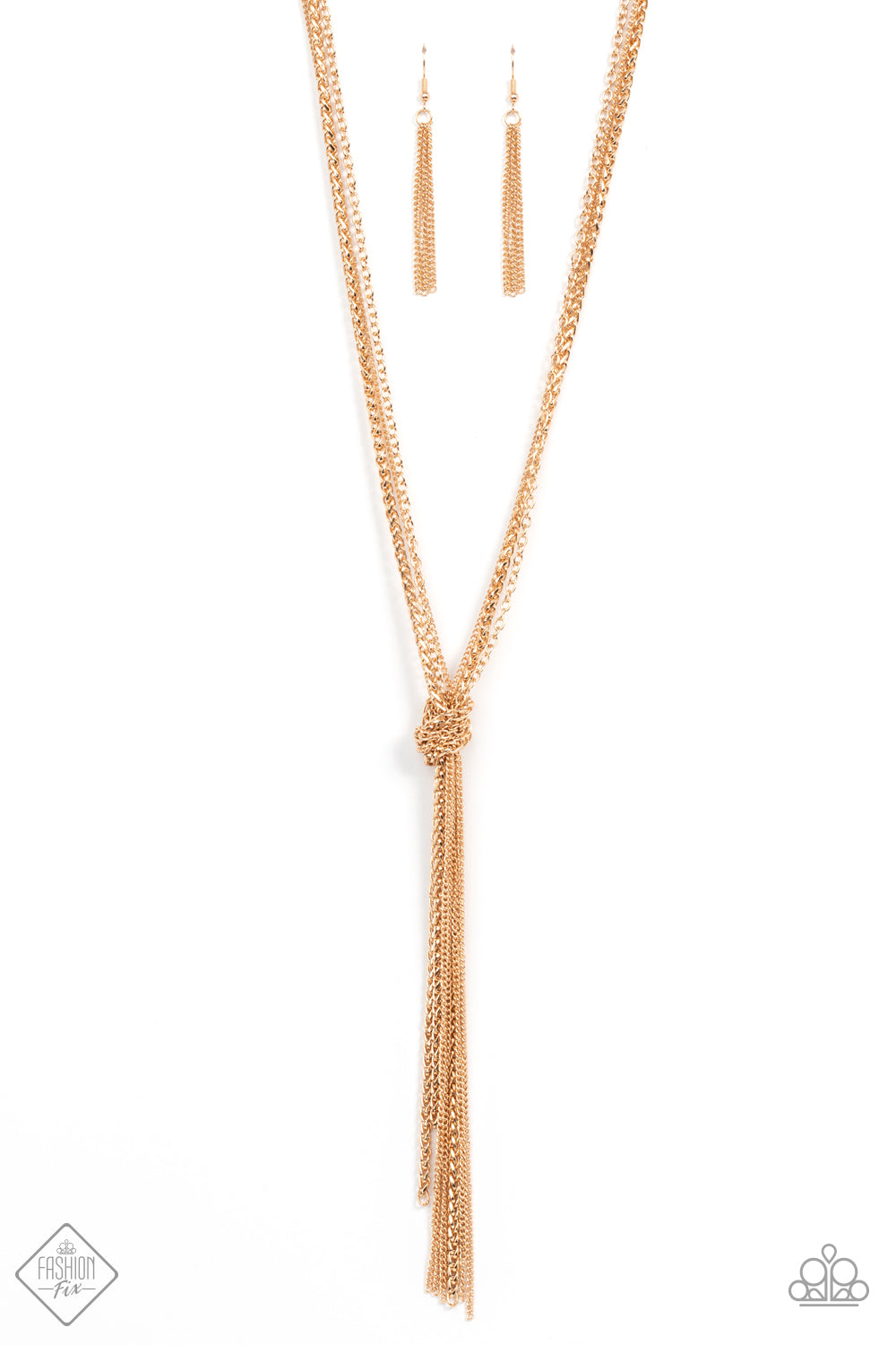 KNOT All There - Gold necklace (fashion fix oct 21')