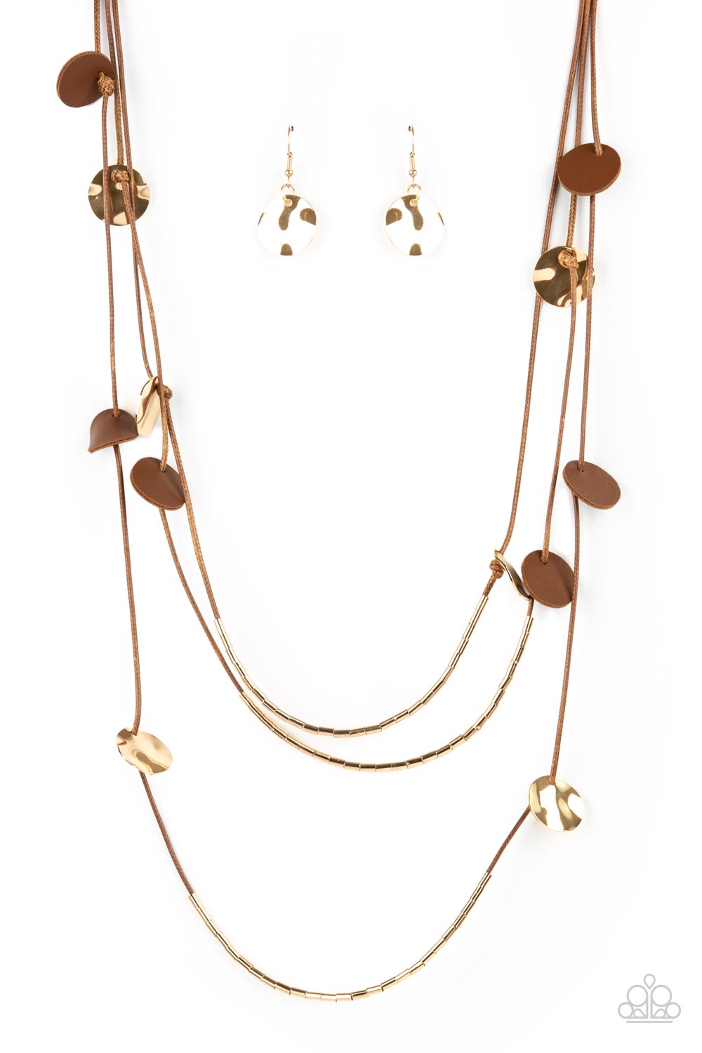 Alluring Luxe - Brown necklace