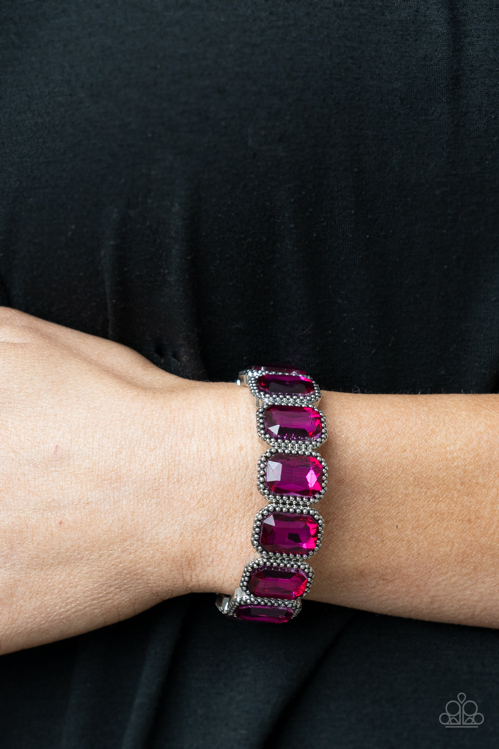 Studded Smolder - Pink bracelet