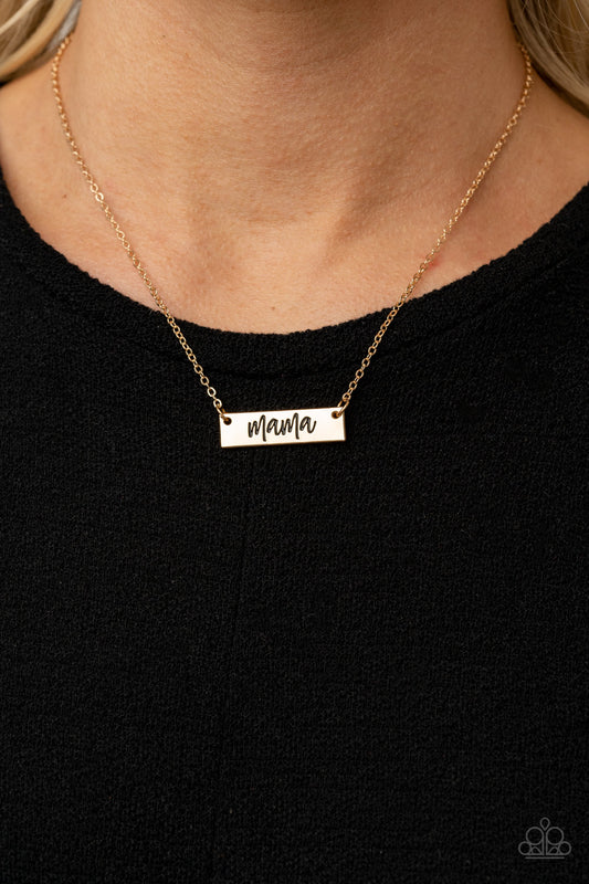 Blessed Mama - Gold necklace