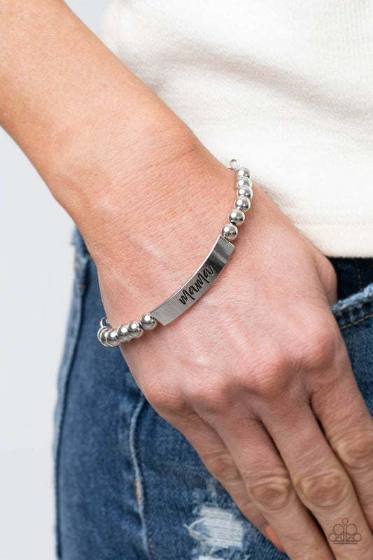 Mom Squad - Silver bracelet