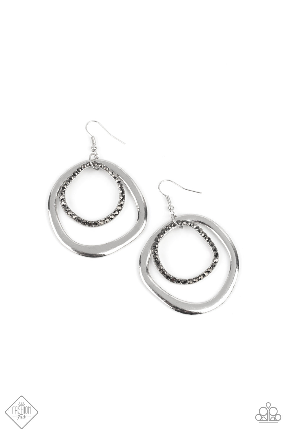 Spinning With Sass - Silver earrings