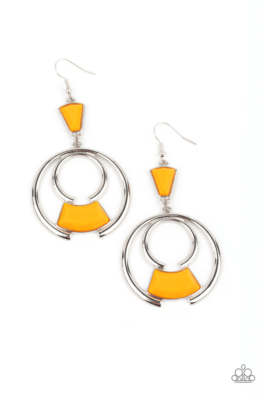 Deco Dancing - Orange  Earrings