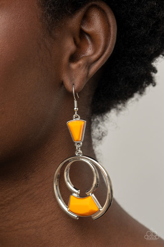 Deco Dancing - Orange  Earrings