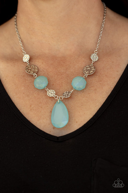 DEW What You Wanna DEW - Blue necklace