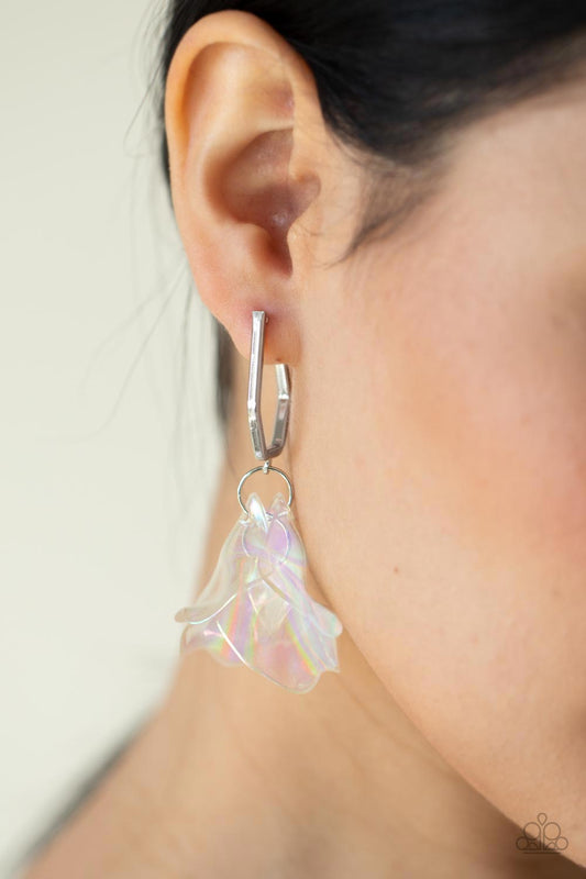 Jaw-Droppingly Jelly - Silver earrings