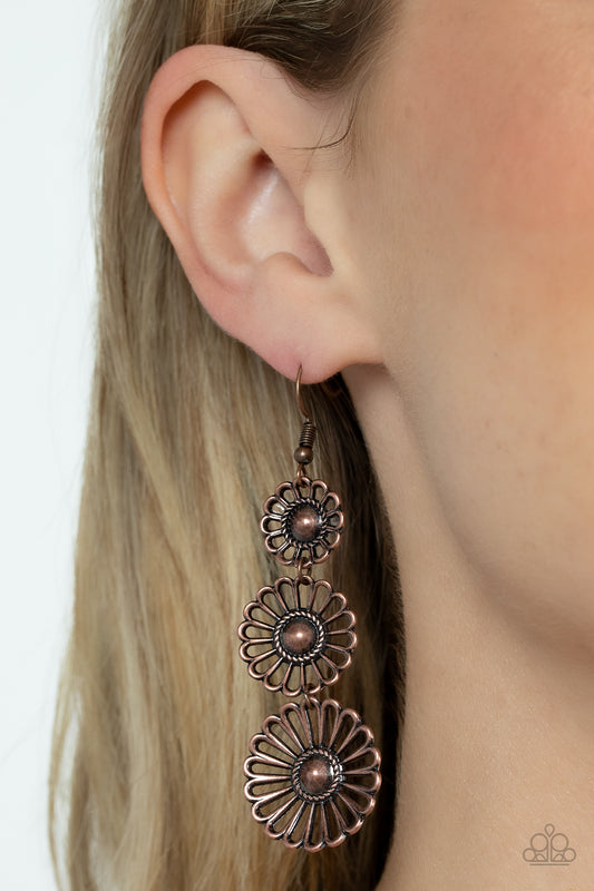 Gazebo Garden - Copper earrings