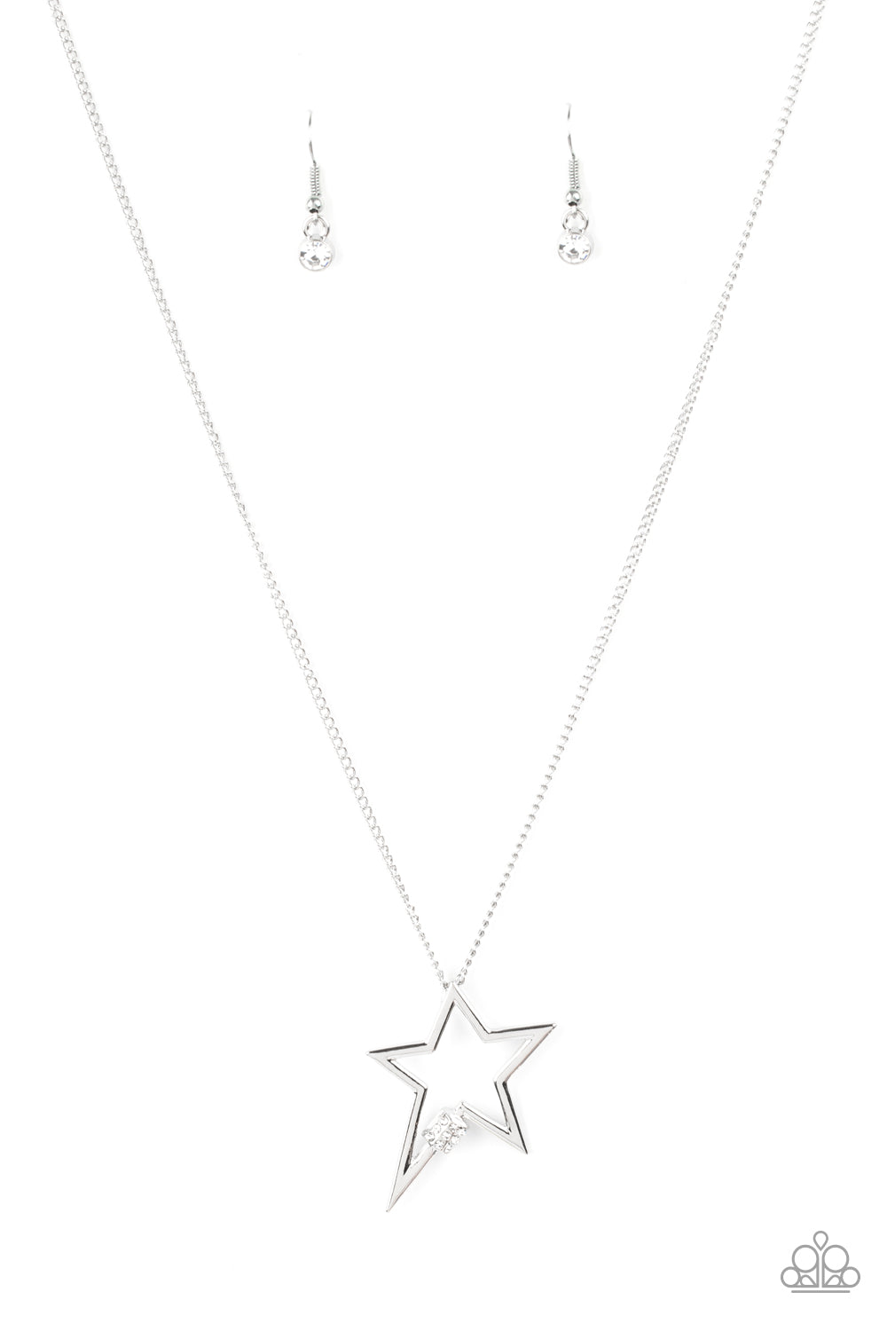 Light Up The Sky - White necklace-