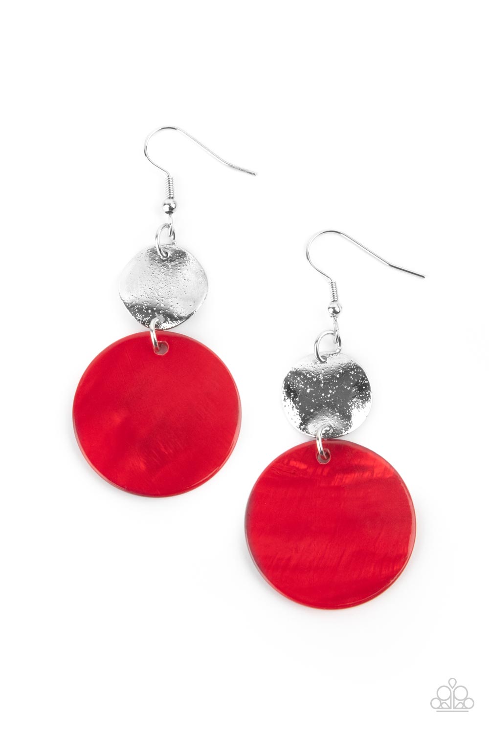 Opulently Oasis - Red earrings