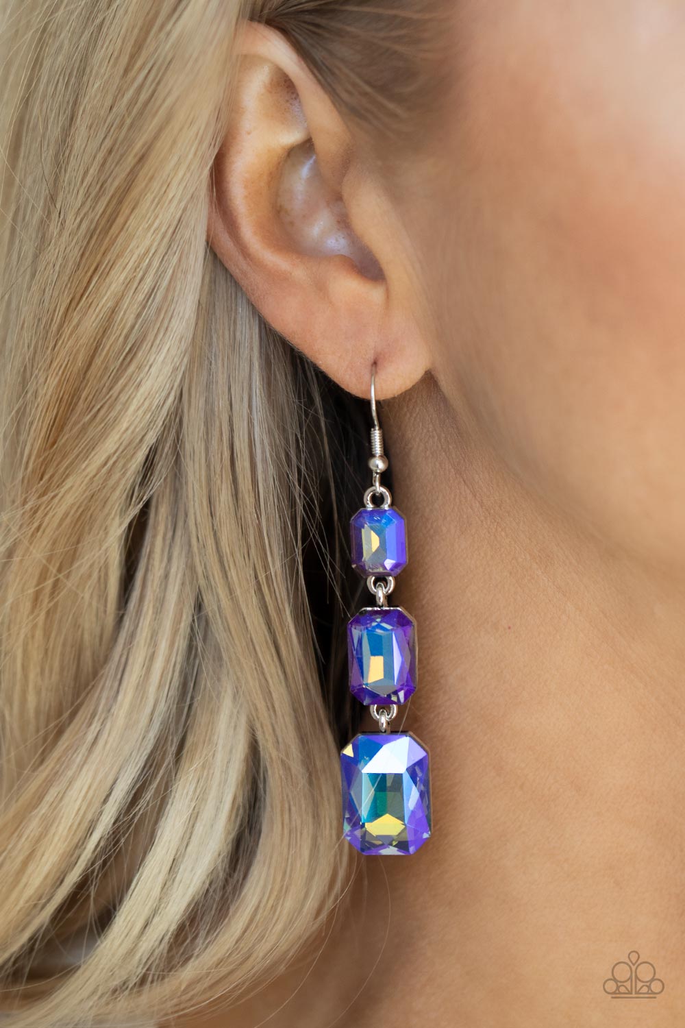 Cosmic Red Carpet - Blue earrings