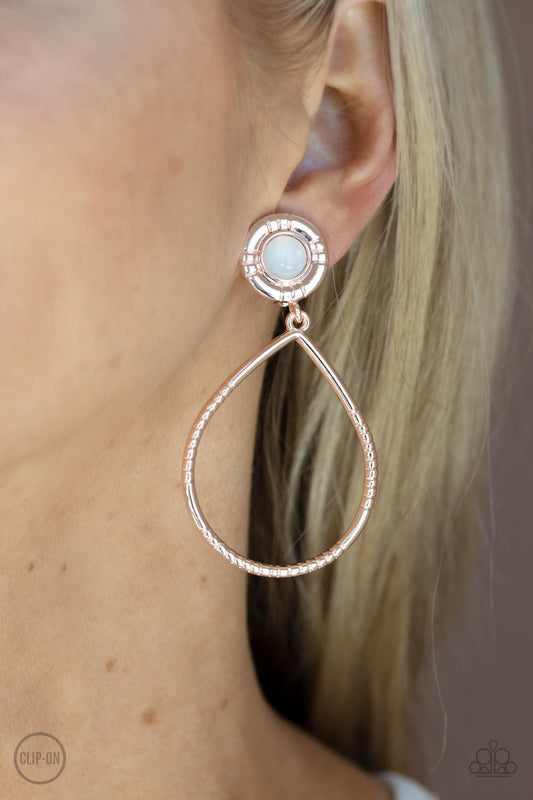 Fairytale Finish - Rose Gold earring