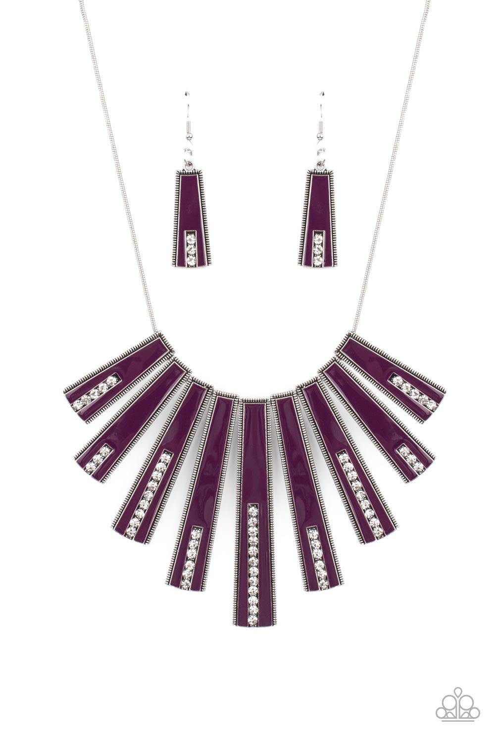 FAN-tastically Deco - Purple necklace