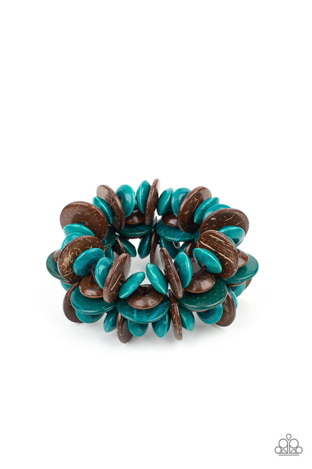 Caribbean Canopy - Blue bracelet