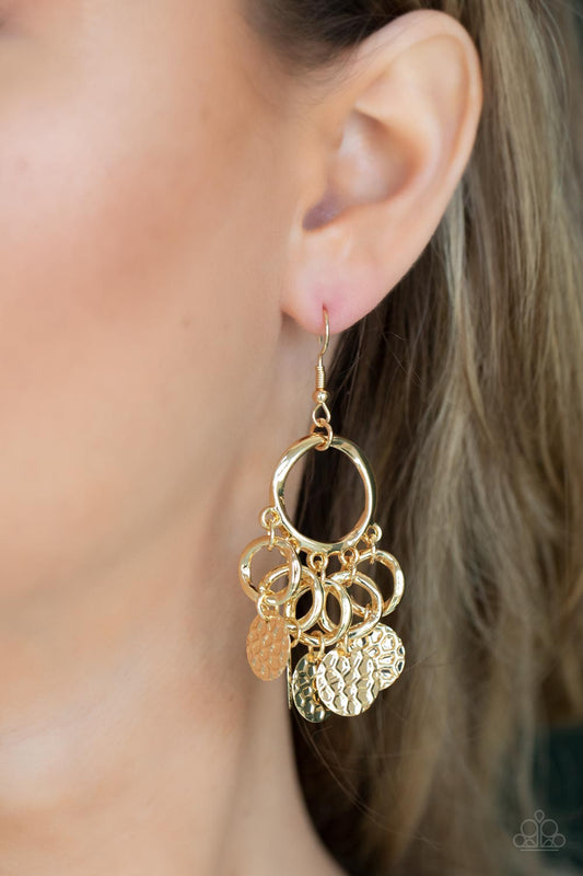 Partners in CHIME - Gold earrings