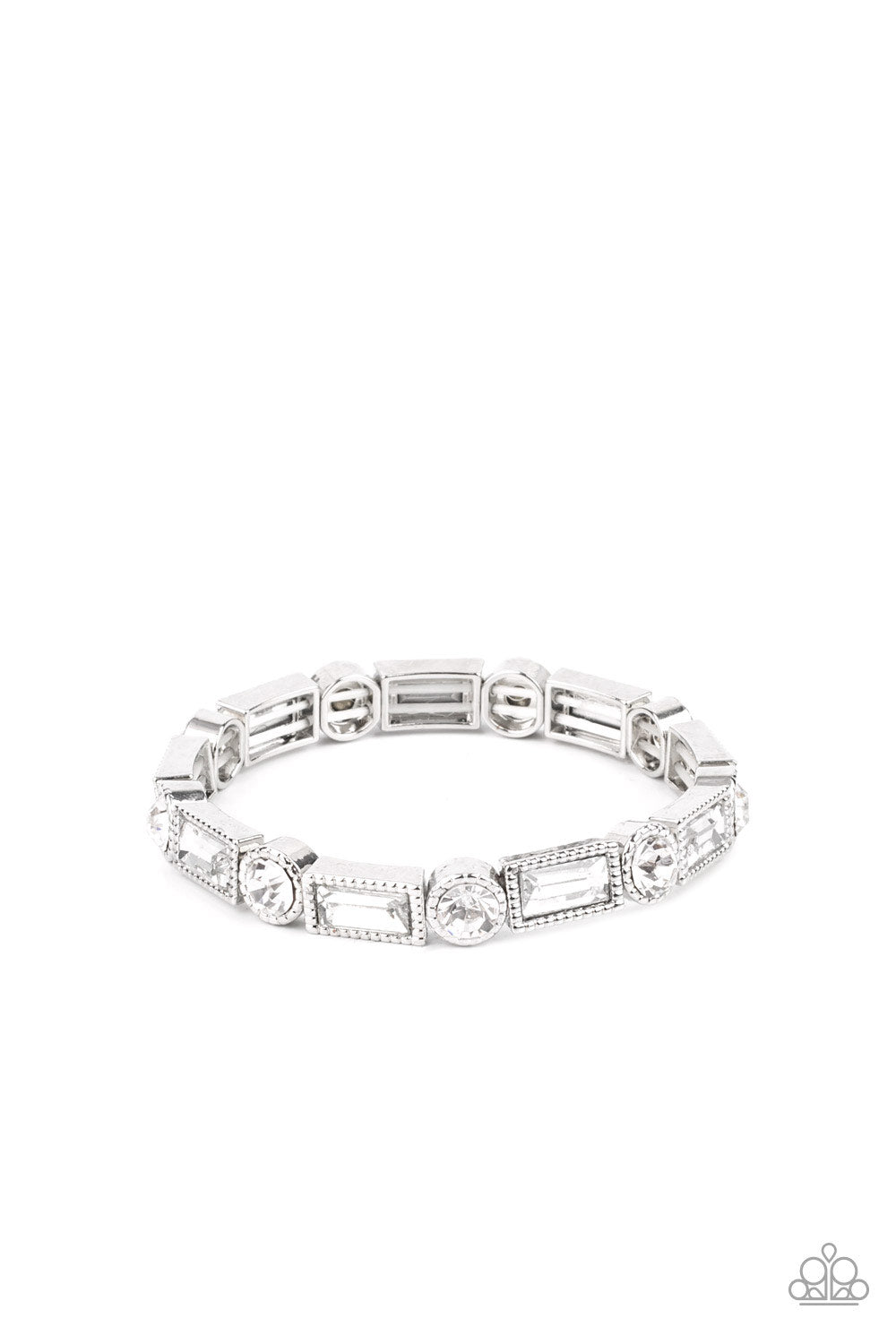 Classic Couture - White bracelet