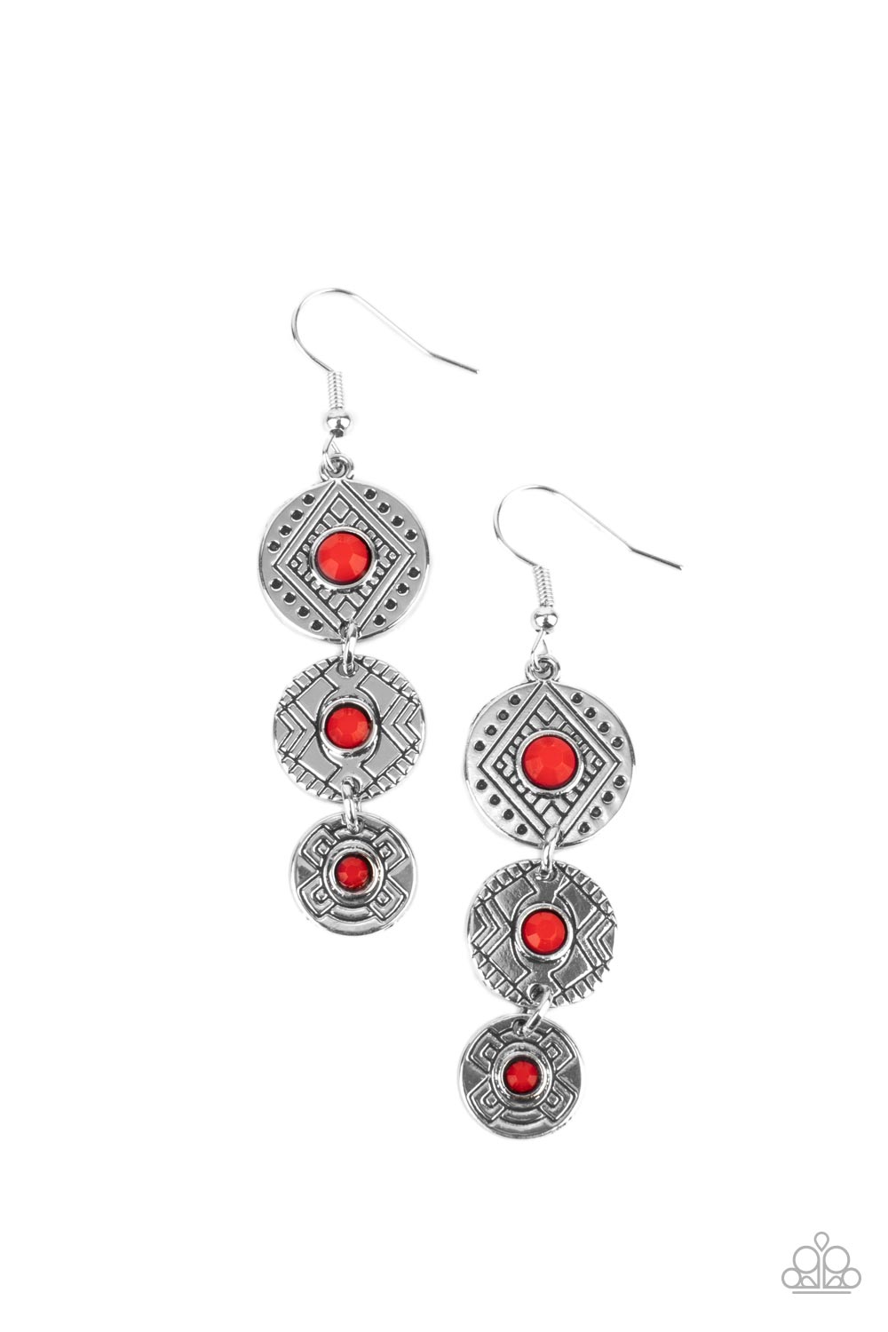 Totem Temptress - Red earrings