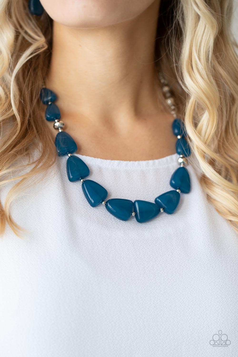 Tenaciously Tangy - Blue necklace