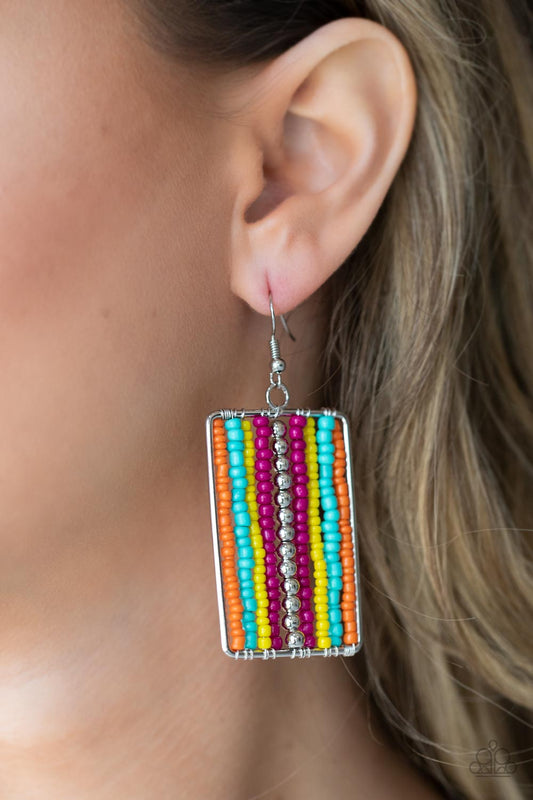 Beadwork Wonder - Multi earring