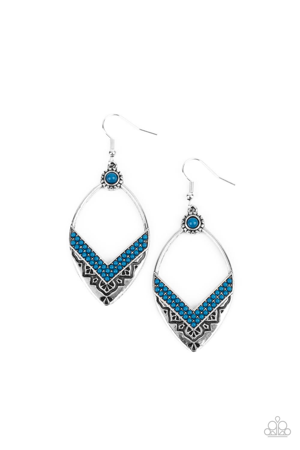 Indigenous Intentions - Blue earrings