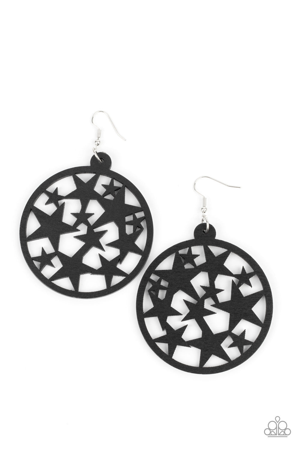 Cosmic Paradise - Black earrings