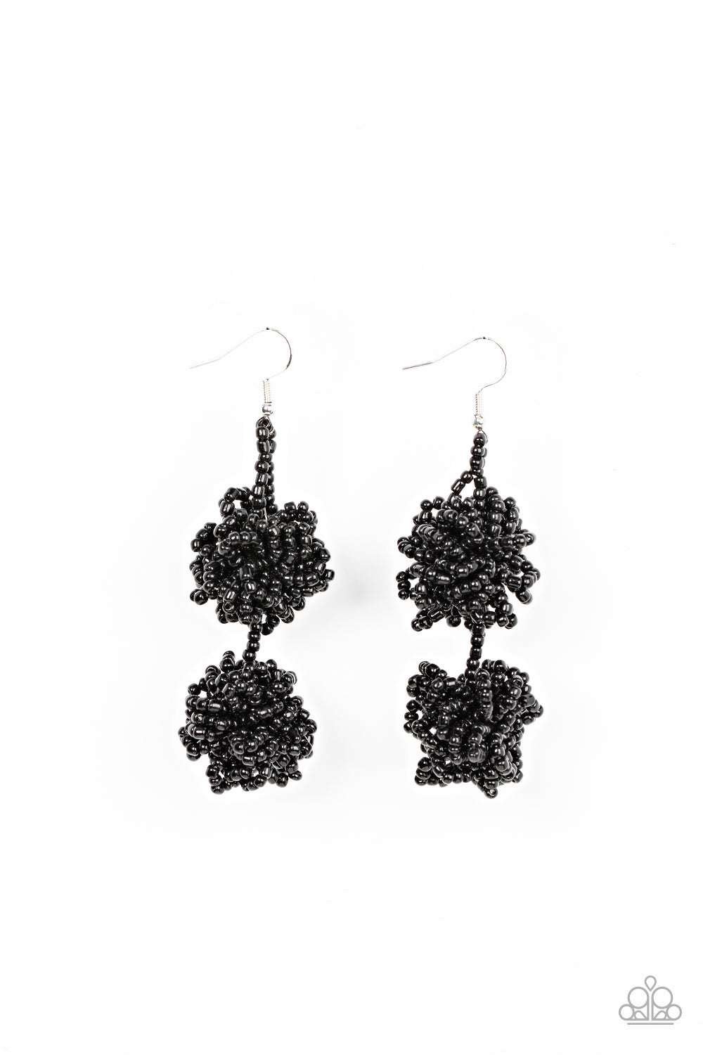 Celestial Collision - Black earrings