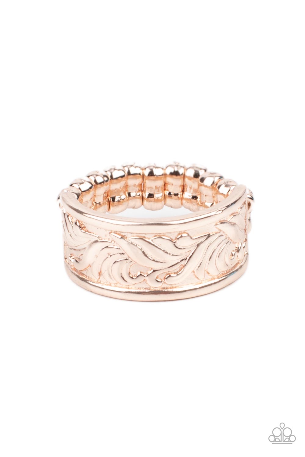 Billowy Bands - Rose Gold ring