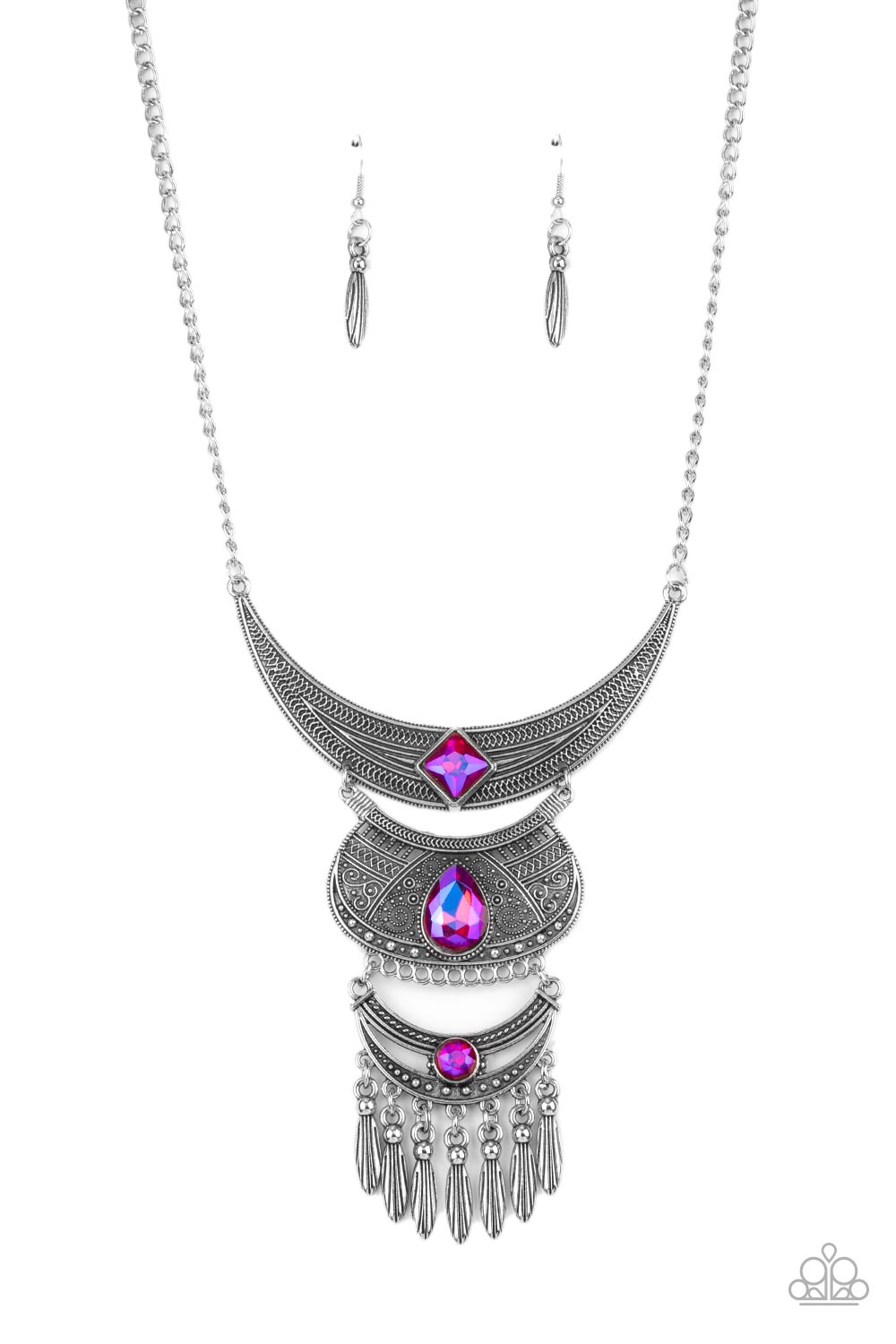 Lunar Enchantment - Pink necklace