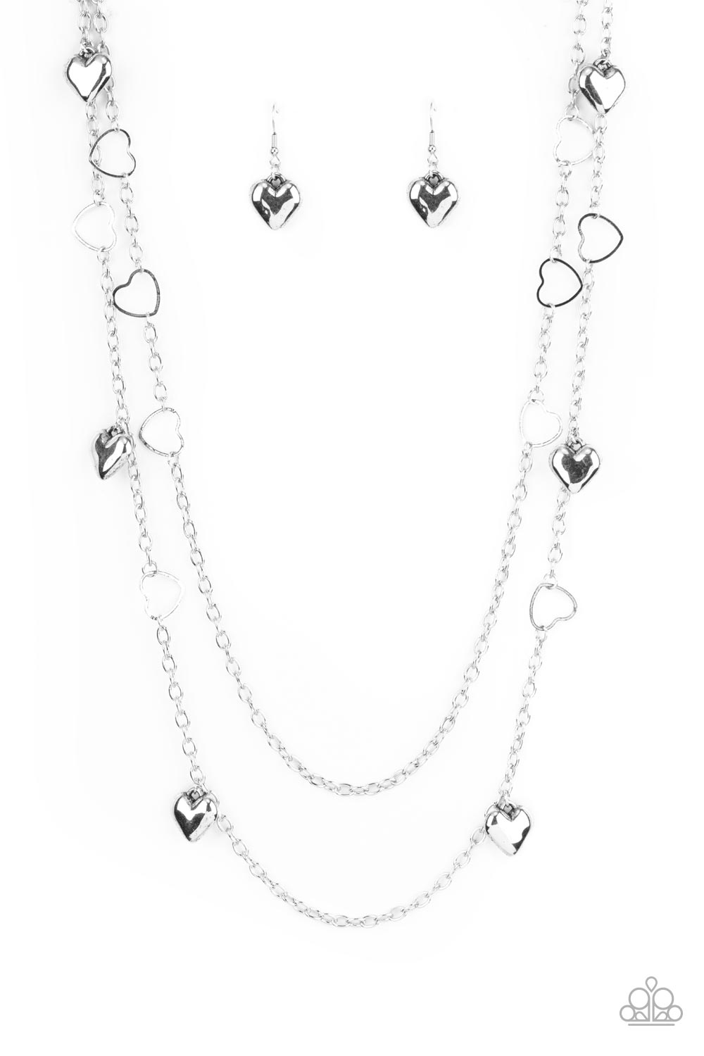 Chicly Cupid - Silver necklace