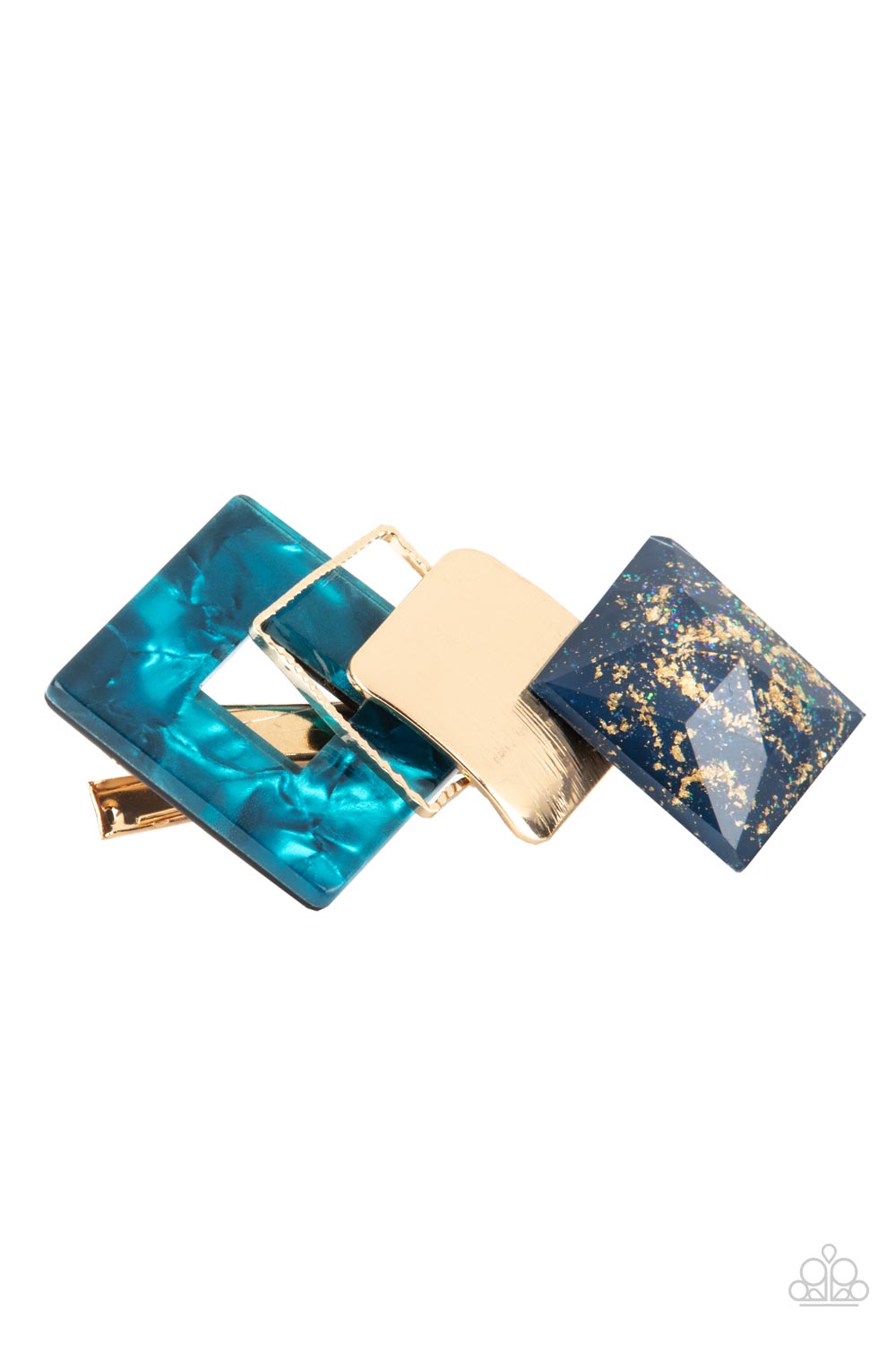 Geometrically Gatsby - Blue hair accessories