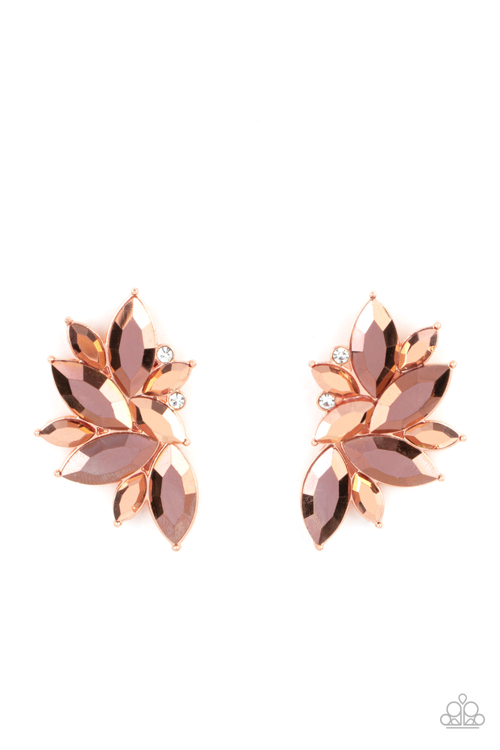 Instant Iridescence - Copper earrings