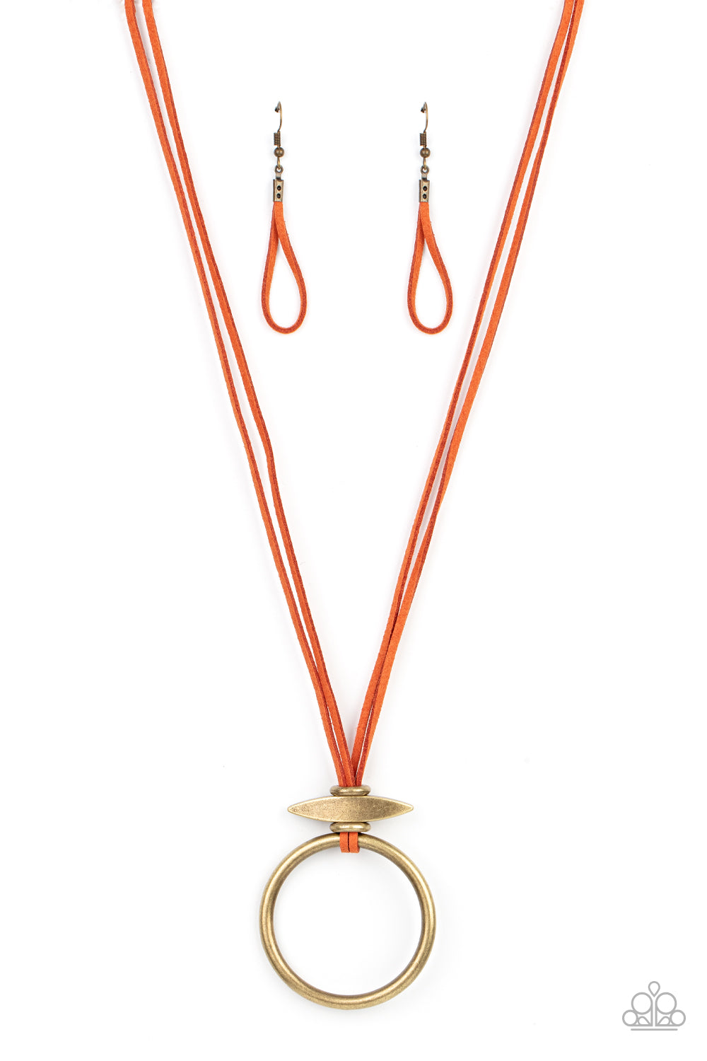 Noticeably Nomad - Orange necklace