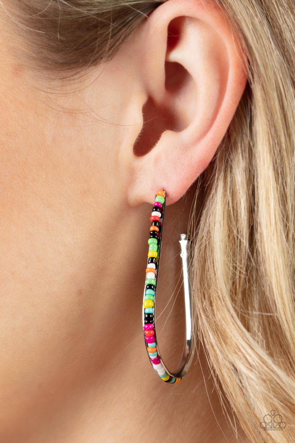 Beaded Bauble - Multi earring