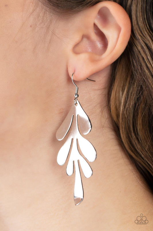 A FROND Farewell - Silver earrings