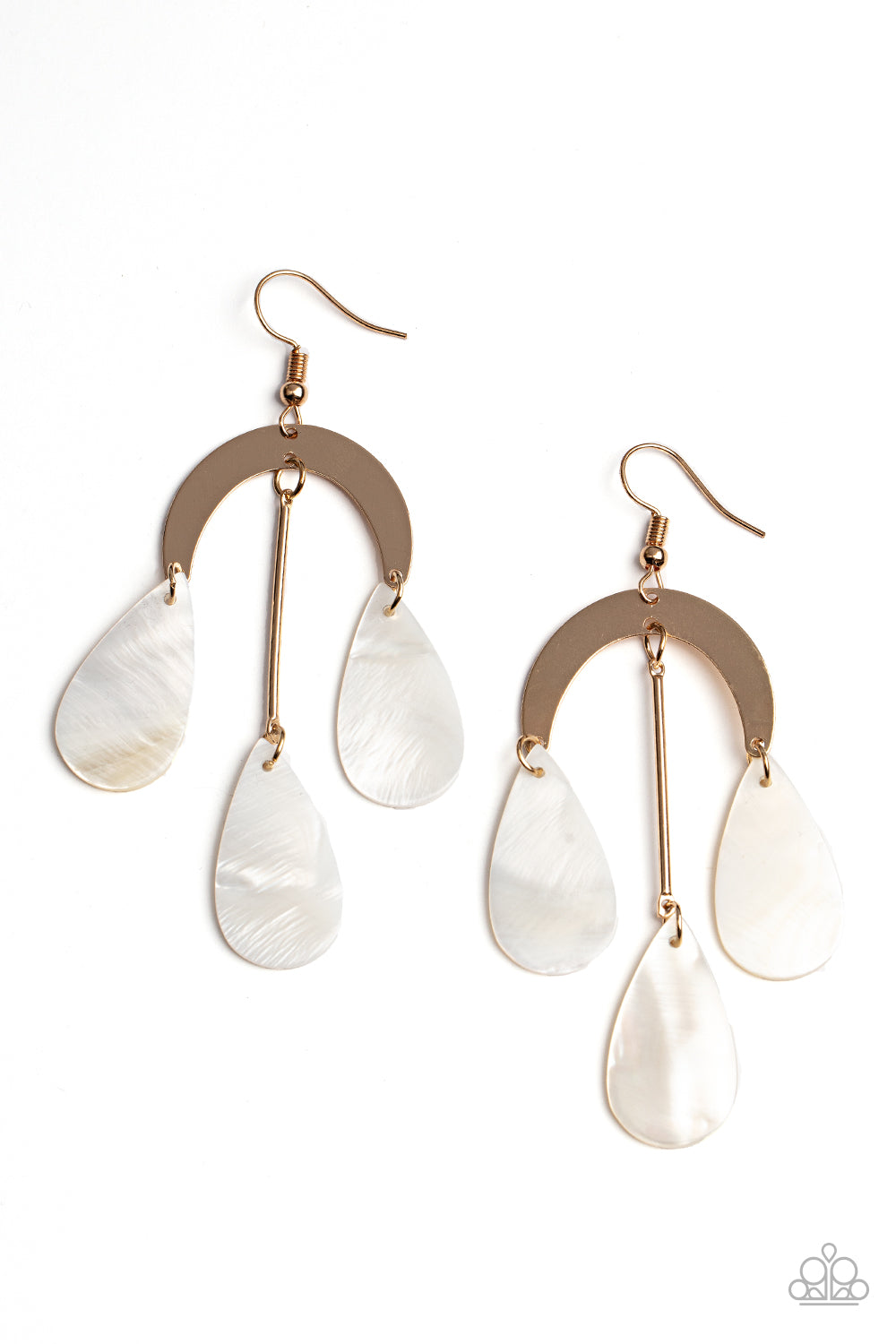 Atlantis Ambience - Gold earrings