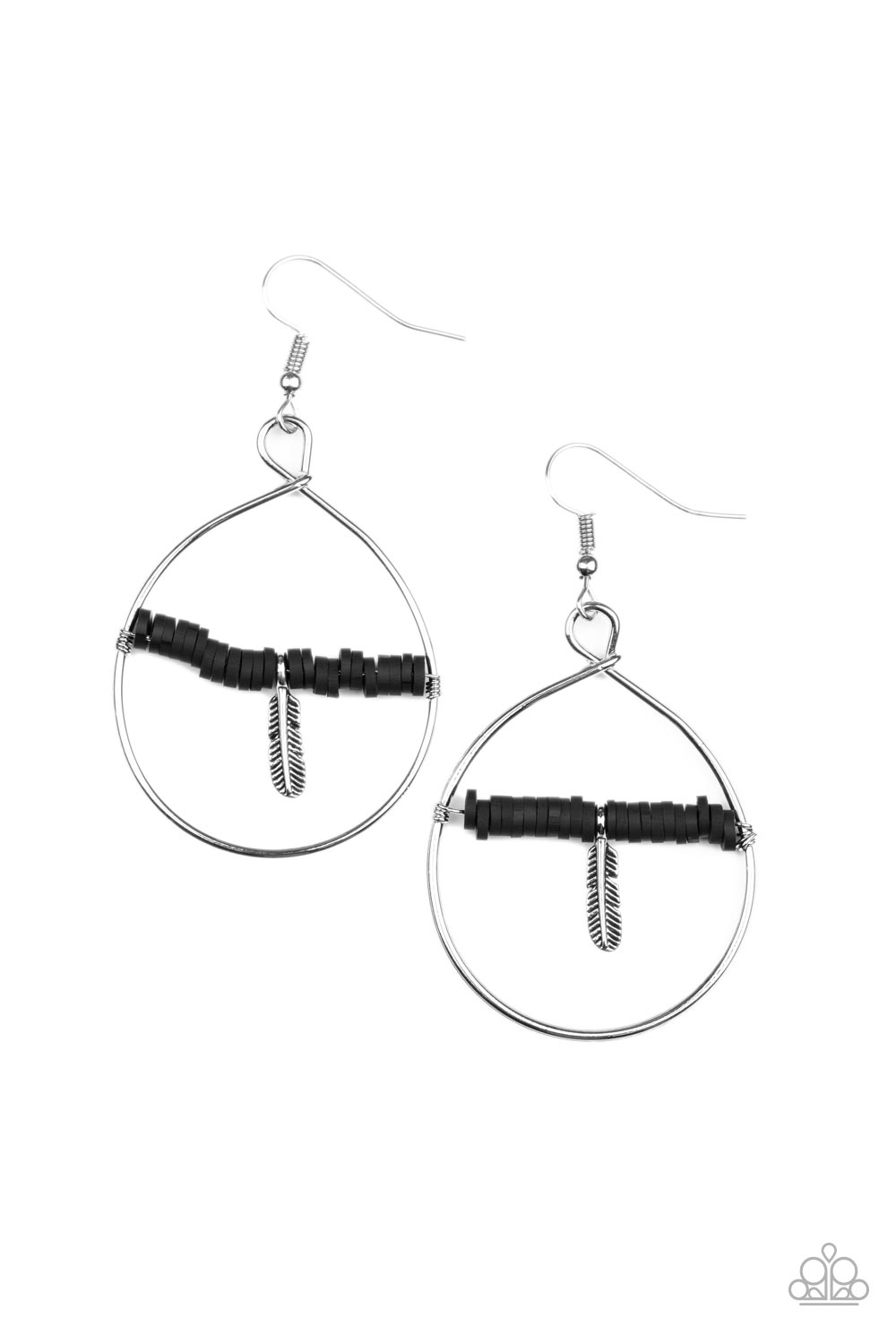 Free Bird Freedom - Black earrings