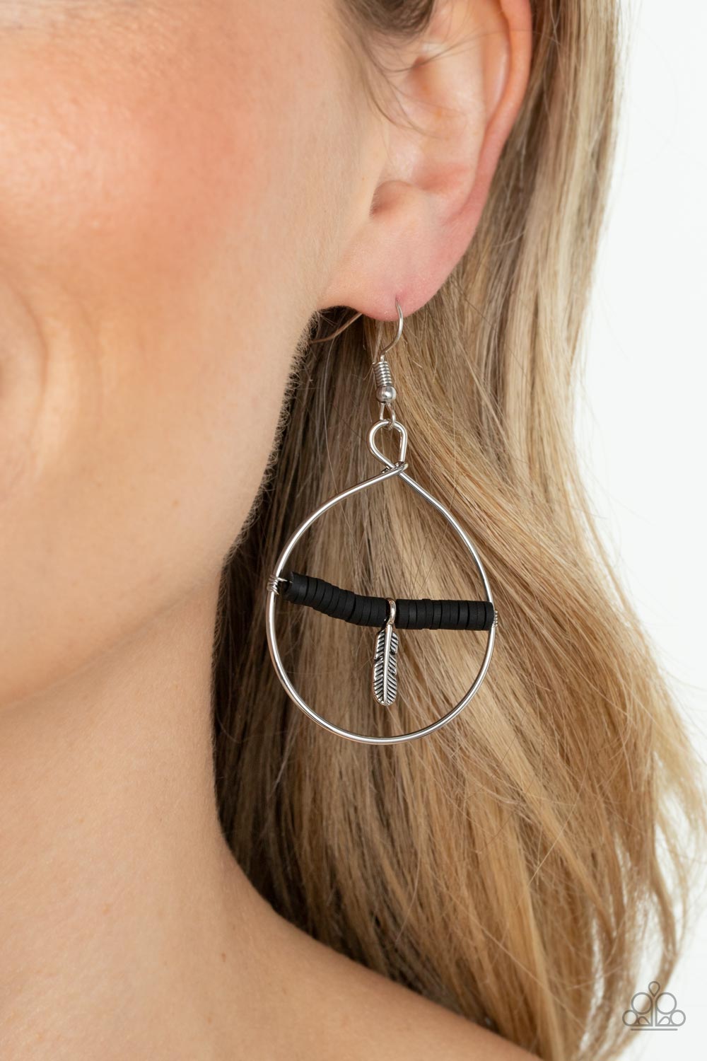 Free Bird Freedom - Black earrings