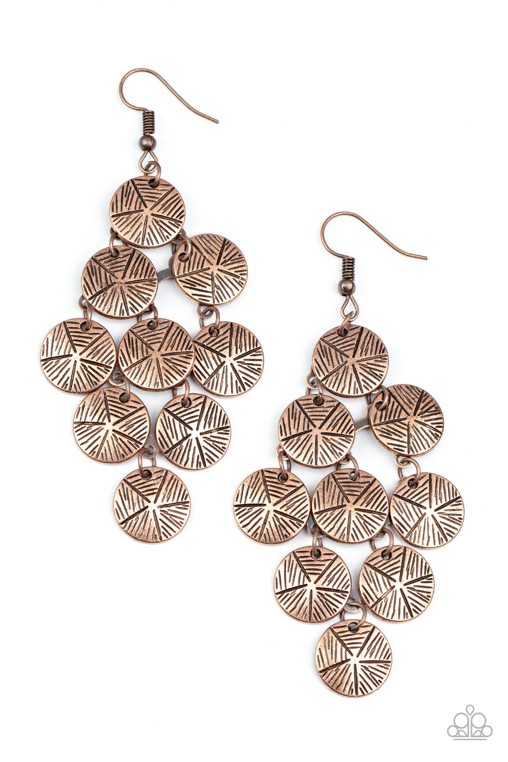 How CHIME Flies - Copper  earrings