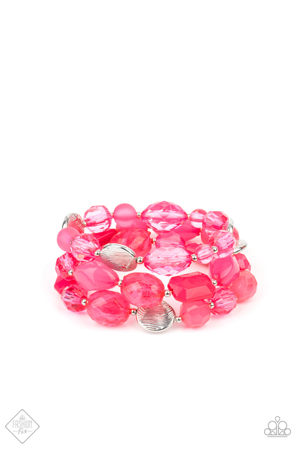 Oceanside Bliss - Pink bracelet fashion fix