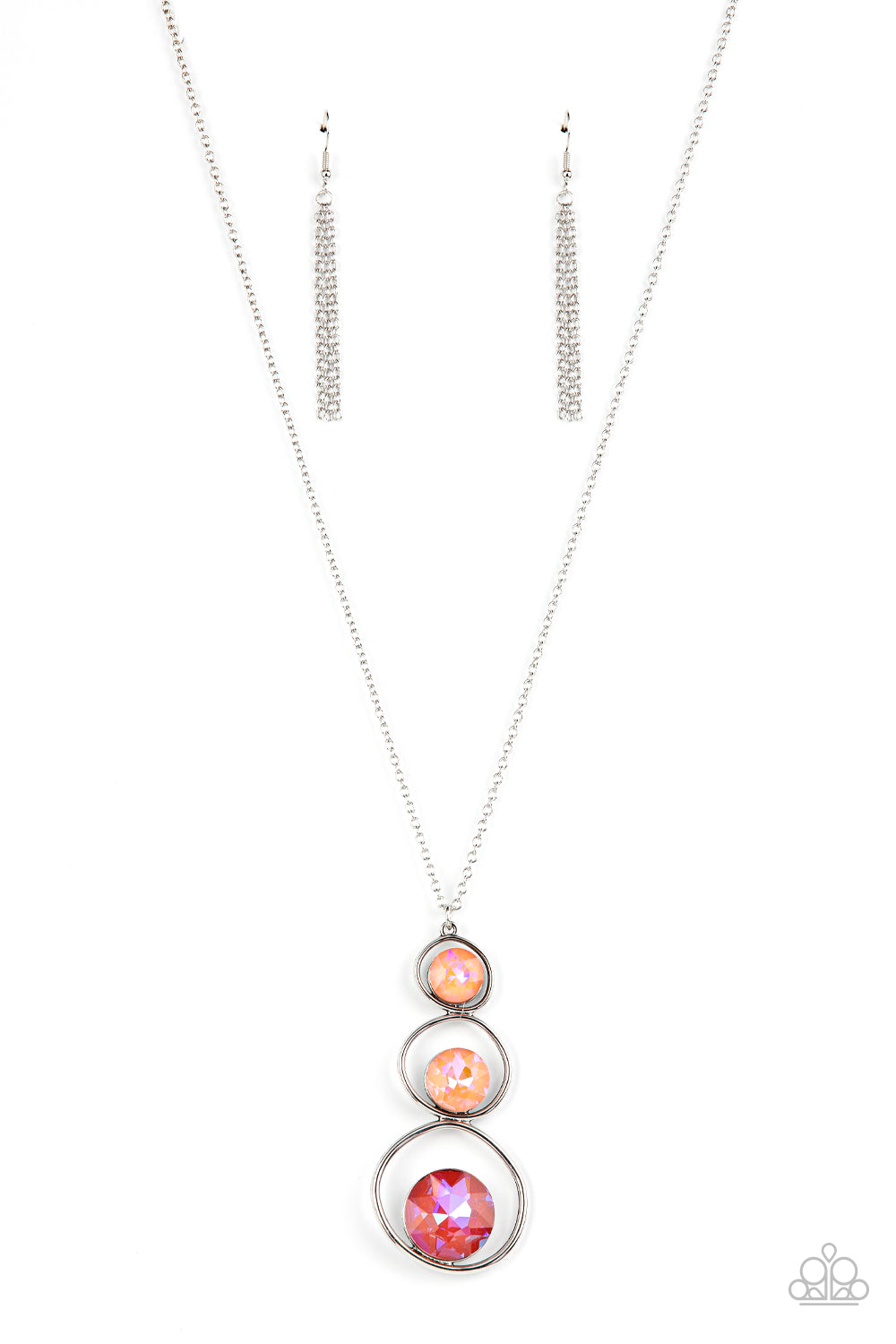 Celestial Courtier - Orange necklace