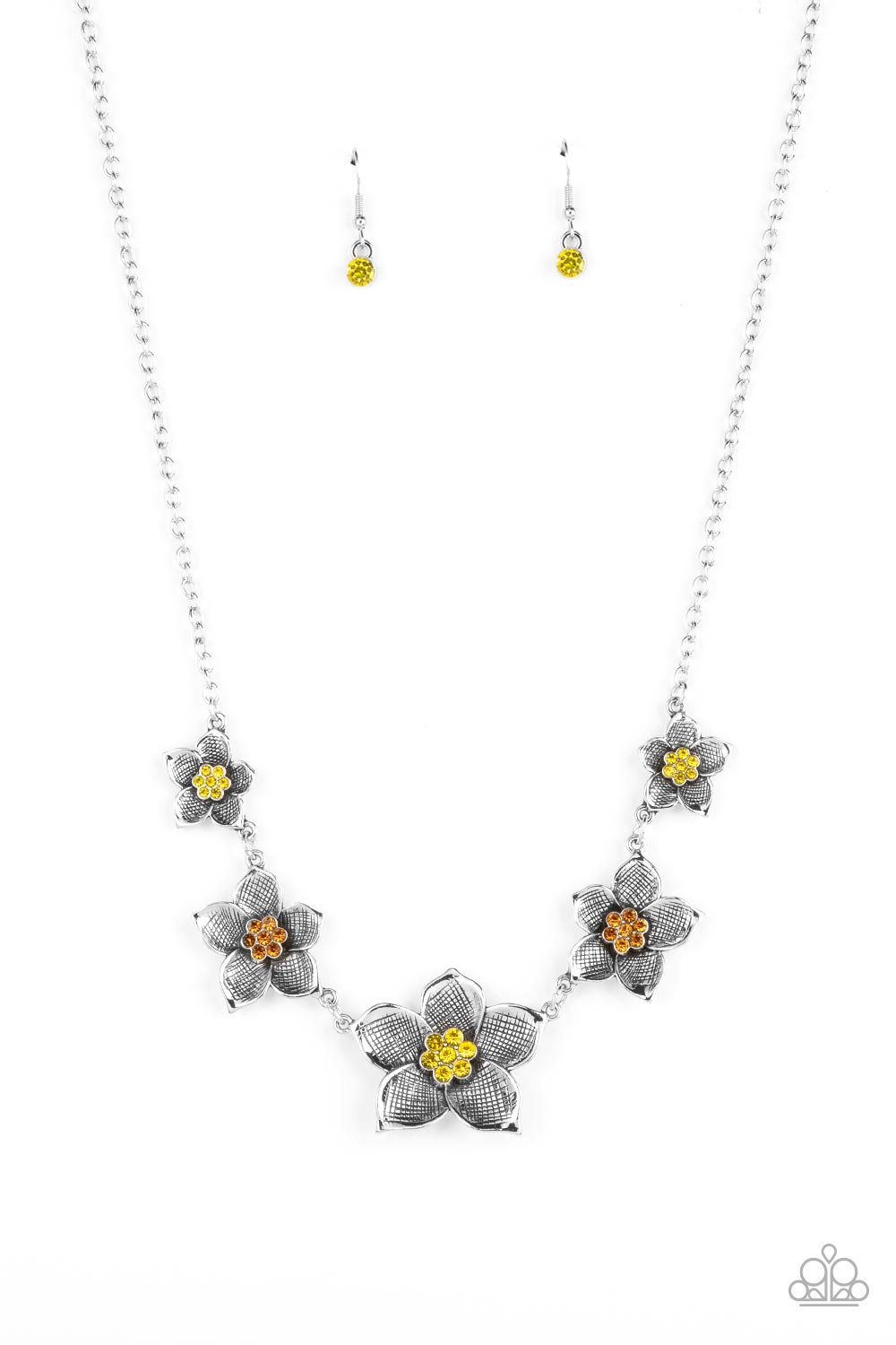 Wallflower Wonderland - Yellow necklace