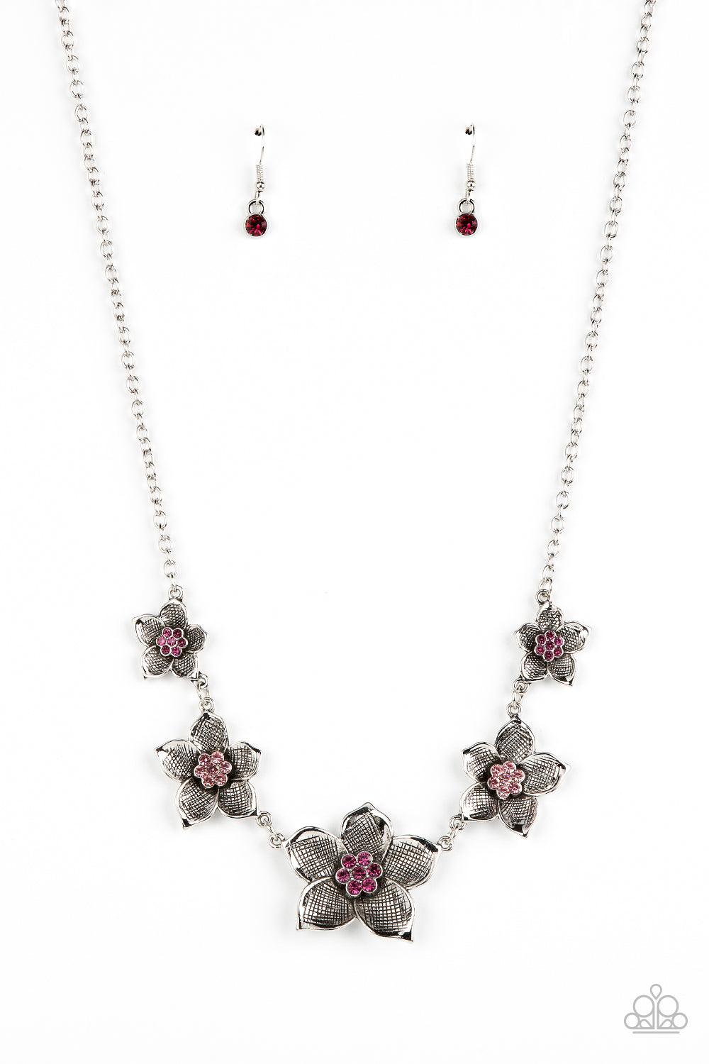 Wallflower Wonderland - Pink necklace