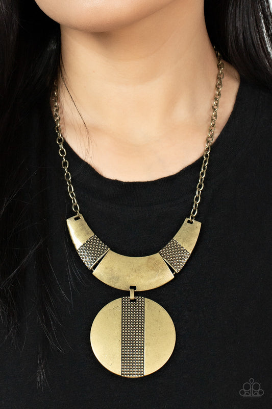 Metallic Enchantress - Brass necklace