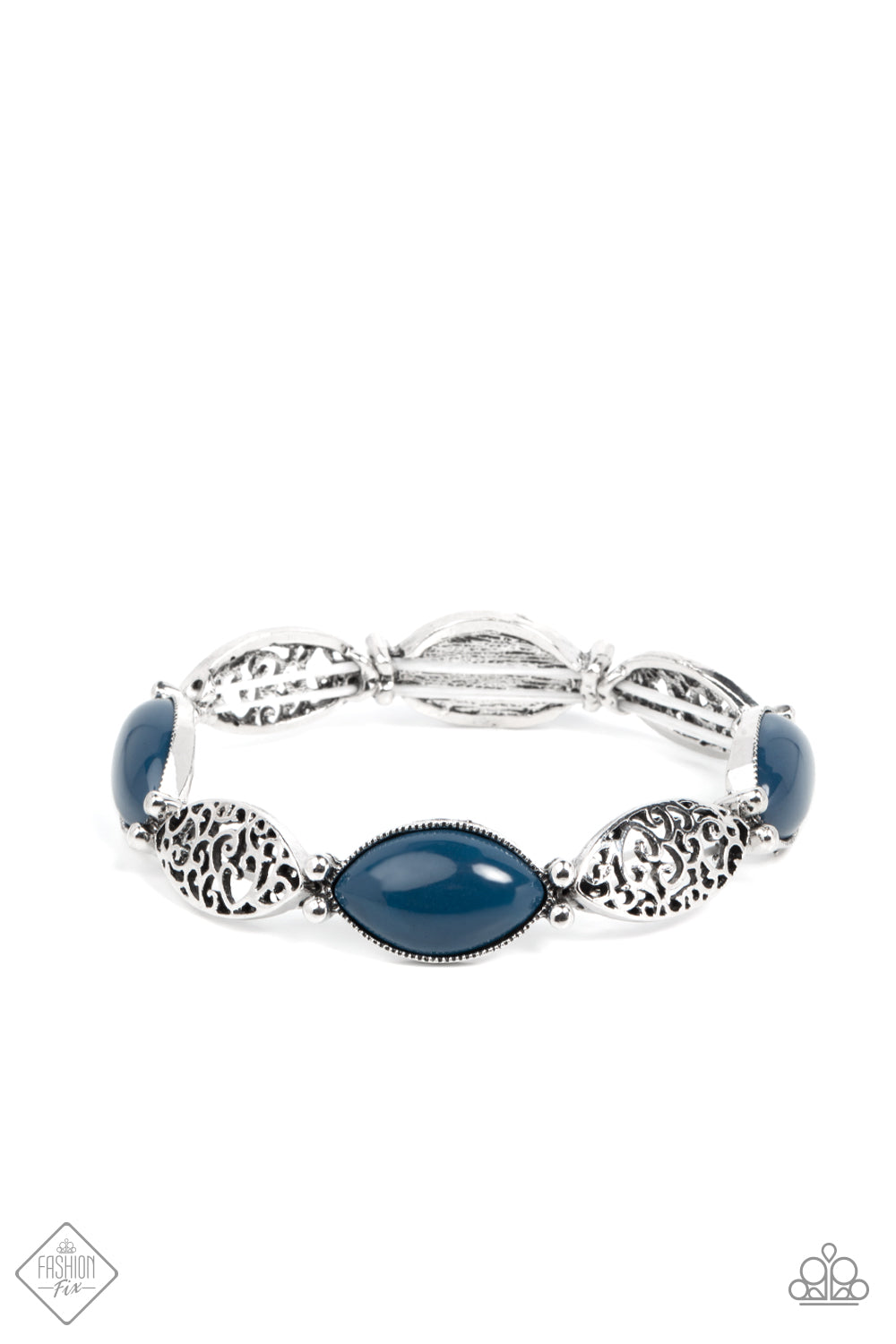 Garden Rendezvous - Blue bracelet (fashion fix oct)