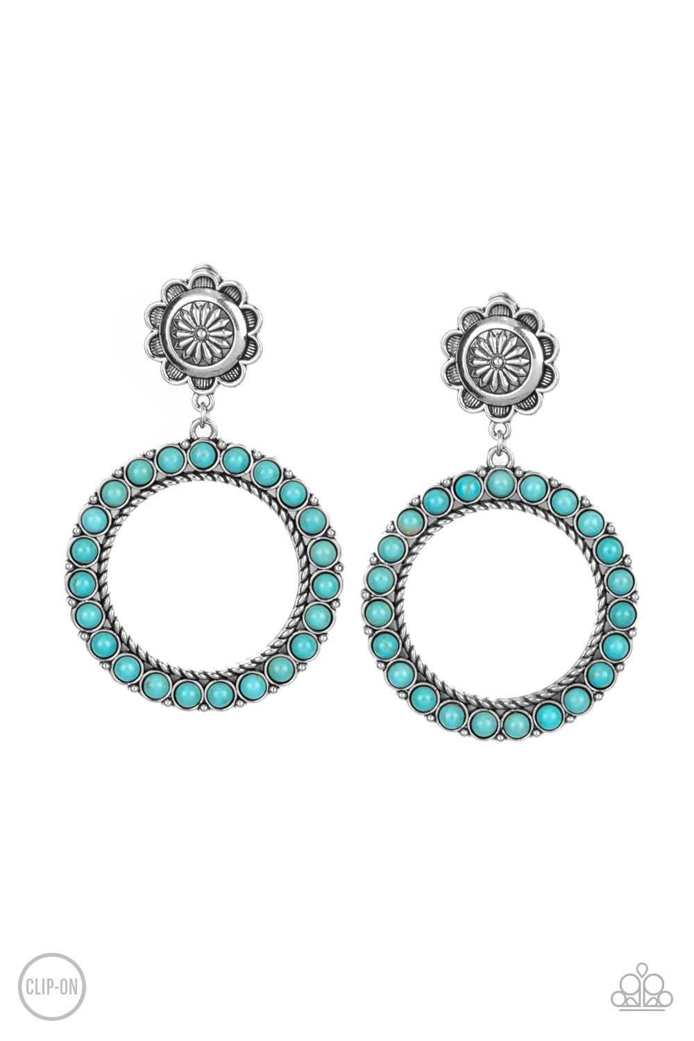 Playfully Prairie - Blue earrings