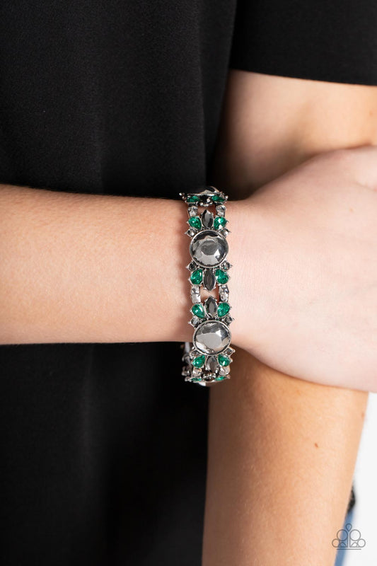 Definitively Diva - Green bracelet