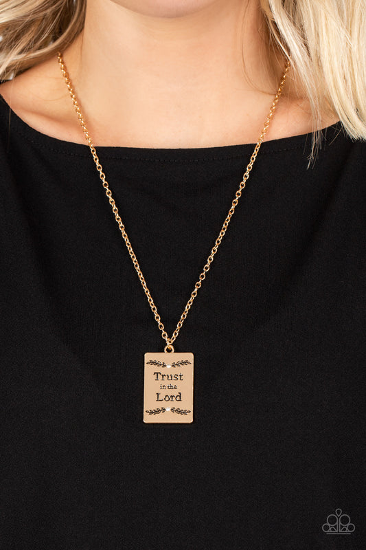 All About Trust - Gold necklace