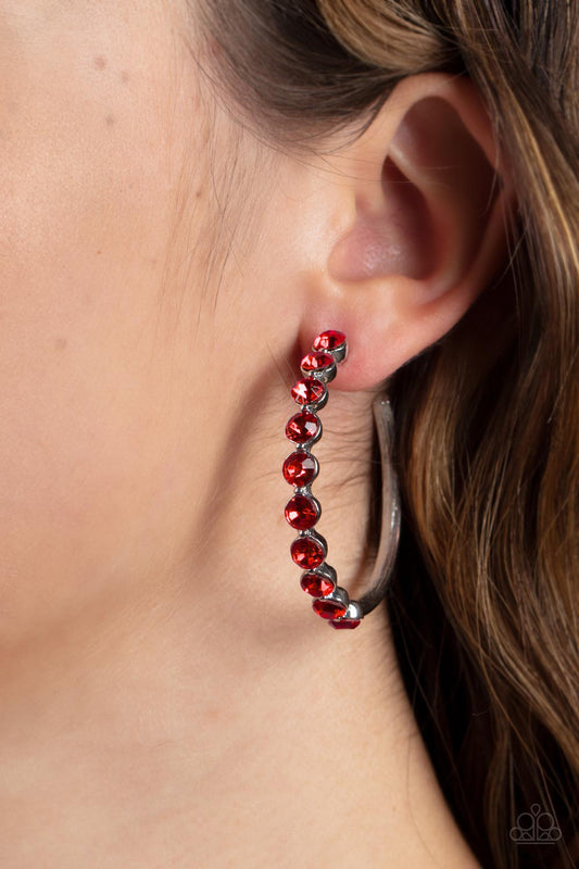 Photo Finish - Red earrings-