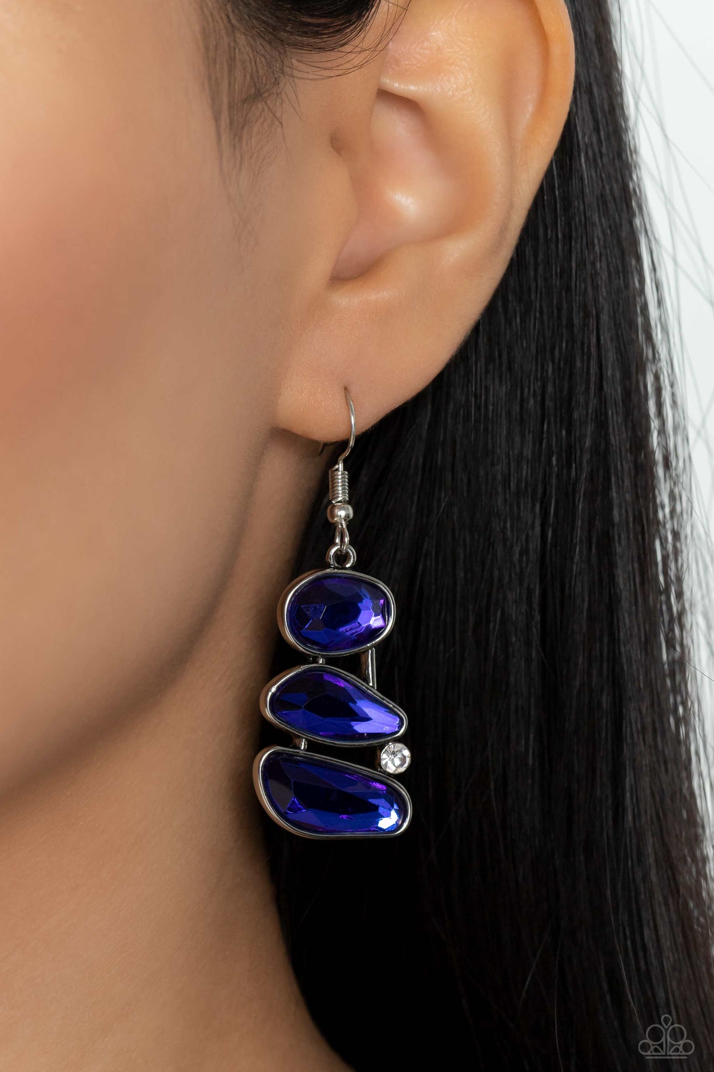 Gem Galaxy - Blue earrings