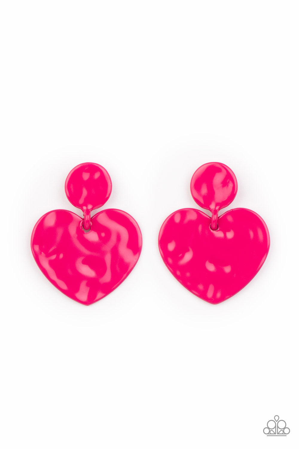 Just a Little Crush - Pink earrings