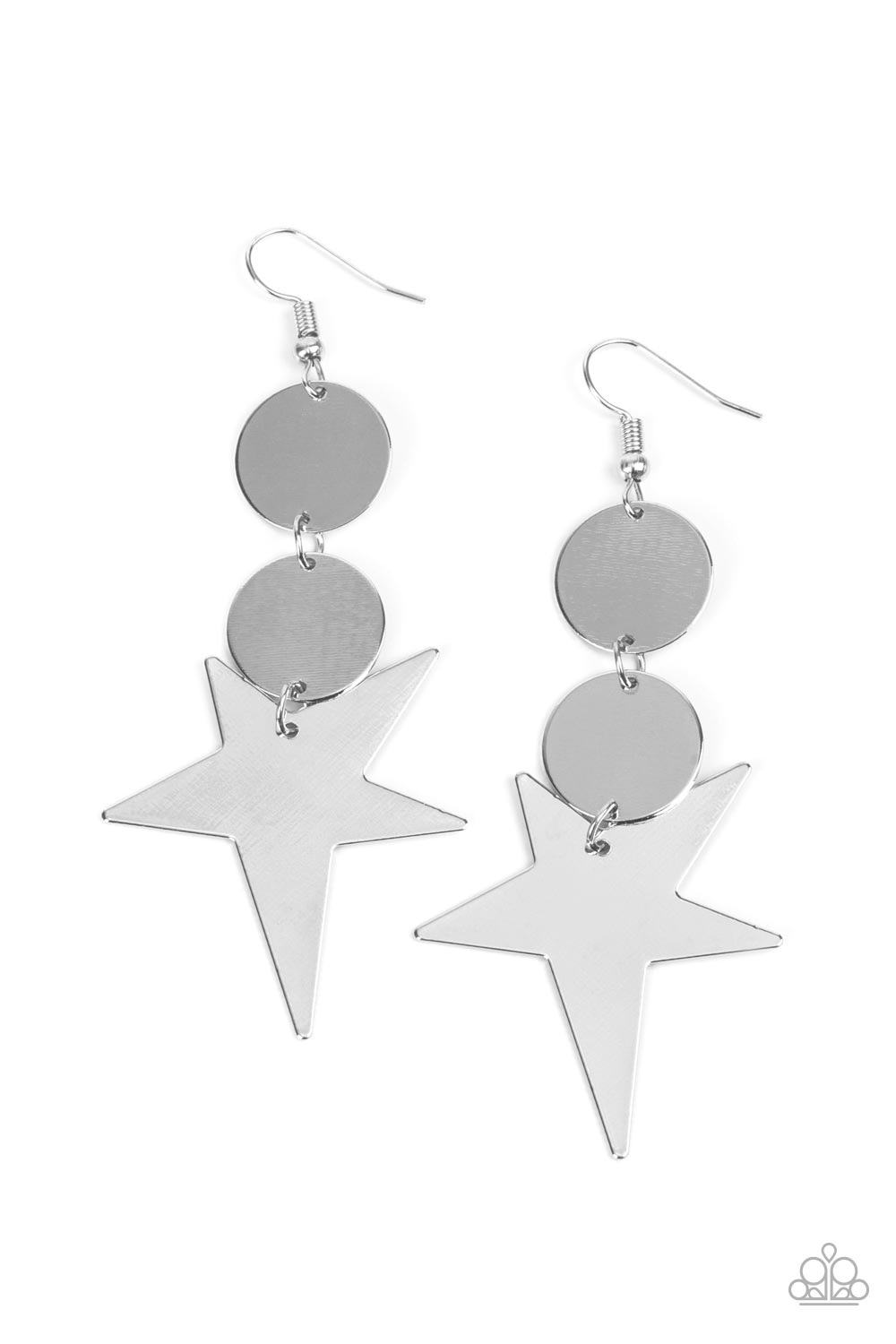 Star Bizarre - Silver earrings